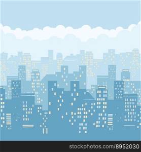 Cityscape background vector image