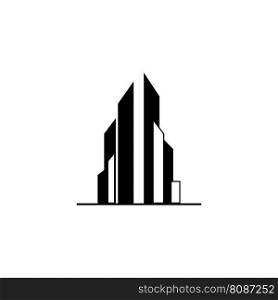 cityscape tower icon vector illustration template design