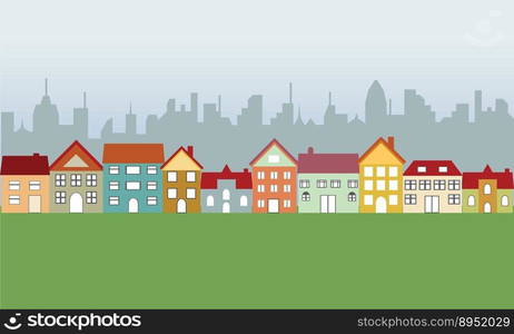 Cityscape vector image