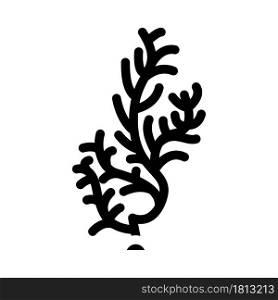 cladophora glomerata seaweed glyph icon vector. cladophora glomerata seaweed sign. isolated contour symbol black illustration. cladophora glomerata seaweed glyph icon vector illustration