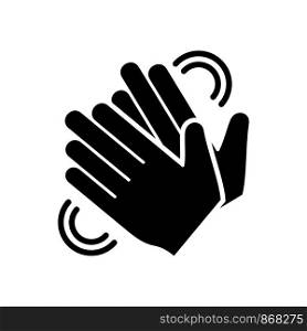 Clapping hand icon vector eps 10 design template