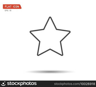 Clasic star Icon Vector, logo flat eps, illustration