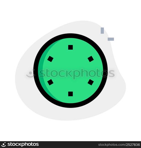 Classic analog wall clock display with hourly intervals