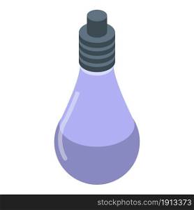 Classic bulb icon isometric vector. Smart lightbulb. Think solution. Classic bulb icon isometric vector. Smart lightbulb