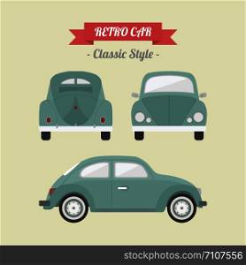 classic car, retro style