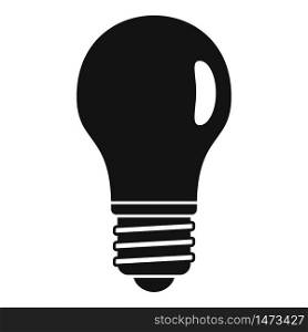 Classic light bulb icon. Simple illustration of classic light bulb vector icon for web design isolated on white background. Classic light bulb icon, simple style