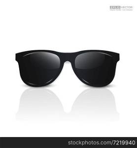 classic model sun glasses for man and women on isolate