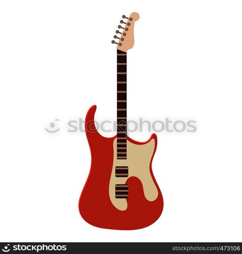 Classic rock guitar icon. Cartoon illustration of classic rock guitar vector icon for web. Classic rock guitar icon, cartoon style