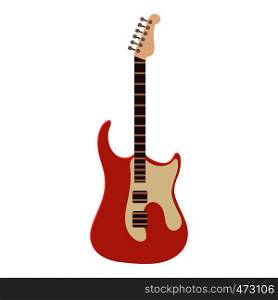 Classic rock guitar icon. Cartoon illustration of classic rock guitar vector icon for web. Classic rock guitar icon, cartoon style