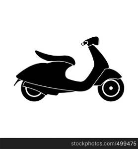 Classic scooter icon in simple style isolated on white. Classic scooter icon, simple style