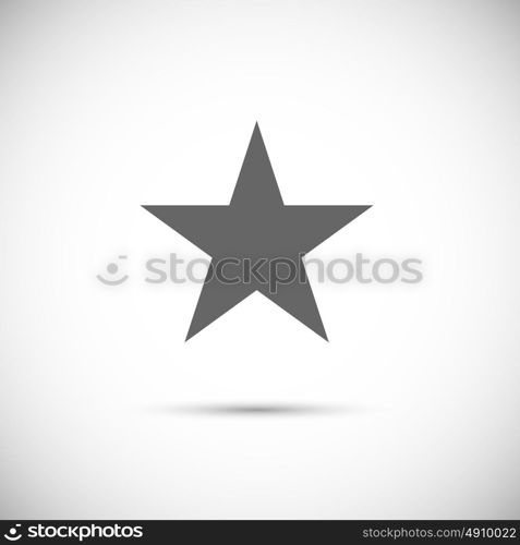 Classic star. Vector icon