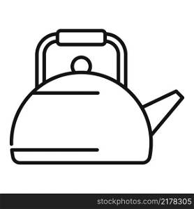 Classic tea kettle icon outline vector. Healthy food. Hot drink. Classic tea kettle icon outline vector. Healthy food