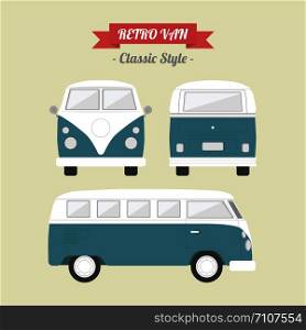 classic van, retro style