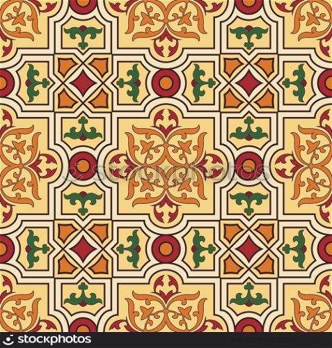classic vintage seamless pattern in editable vector file
