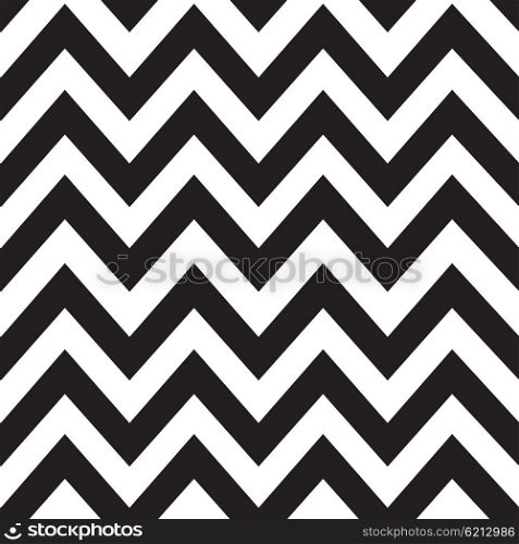 Classic zigzag lines pattern on black. Vector design. Classic zigzag lines pattern on black background. Vector design