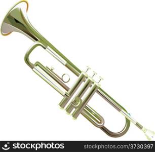 Classical trombone - Vector illustration