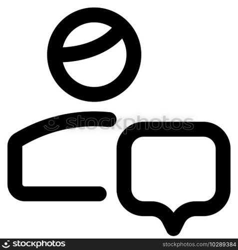 classical user using cellular chat message with speech bubble layout