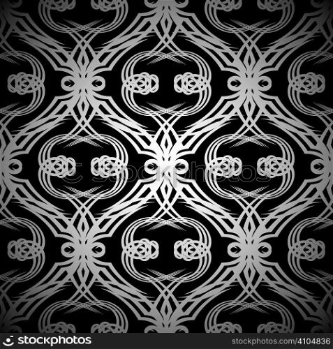 classy black and silver seamless repeating background design
