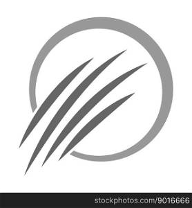 Claw icon logo design illustration