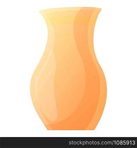 Clay vase icon. Cartoon of clay vase vector icon for web design isolated on white background. Clay vase icon, cartoon style