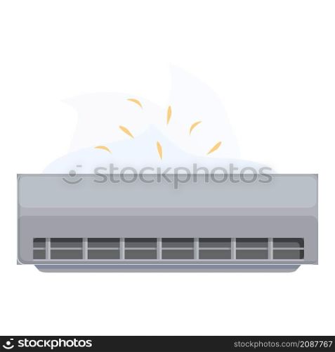 Clean air conditioner icon cartoon vector. Repairman system. House service. Clean air conditioner icon cartoon vector. Repairman system