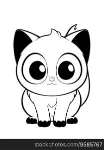  Clean and Simple Line Art: Ragdoll Coloring Page