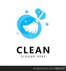 Clean and wash creative symbols company cleaning services graphic design