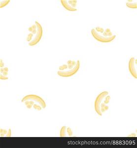 Clean banana pattern seamless background texture repeat wallpaper geometric vector. Clean banana pattern seamless vector