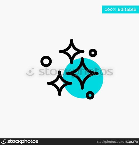 Clean, Cleaning, Neat, Wash, Washing turquoise highlight circle point Vector icon