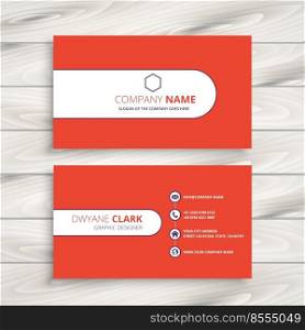 clean elegant business card design
