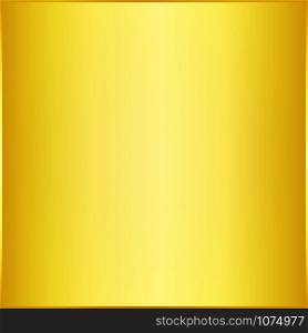Clean golden plate background, vector eps10