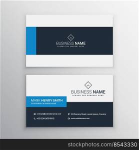 clean minimal business card template