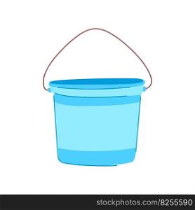 clean plastic bucket cartoon. package food, packaging jar clean plastic bucket sign. isolated symbol vector illustration. clean plastic bucket cartoon vector illustration