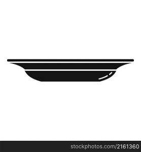 Clean plate icon simple vector. Food lunch. Table meal. Clean plate icon simple vector. Food lunch