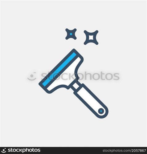 clean servise icon flat illustration