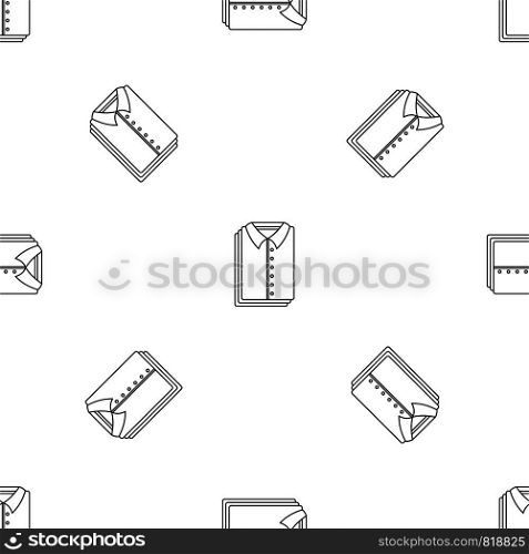 Clean shirts icon. Outline illustration of clean shirts vector icon for web design isolated on white background. Clean shirts icon, outline style