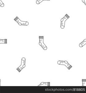 Clean sock icon. Outline illustration of clean sock vector icon for web design isolated on white background. Clean sock icon, outline style