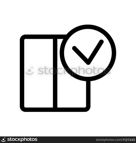 Clean windows icon vector. A thin line sign. Isolated contour symbol illustration. Clean windows icon vector. Isolated contour symbol illustration