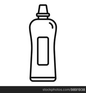 Cleaner bottle icon. Outline cleaner bottle vector icon for web design isolated on white background. Cleaner bottle icon, outline style