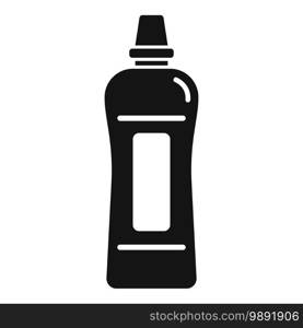 Cleaner bottle icon. Simple illustration of cleaner bottle vector icon for web design isolated on white background. Cleaner bottle icon, simple style