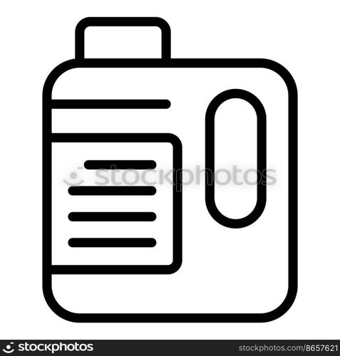 Cleaner canister icon outline vector. Professional company. Home service. Cleaner canister icon outline vector. Professional company