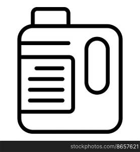 Cleaner canister icon outline vector. Professional company. Home service. Cleaner canister icon outline vector. Professional company