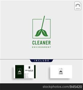 cleaner green environment simple logo template vector illustration - vector. cleaner green environment simple logo template vector illustration
