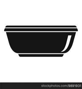 Cleaning basin icon. Simple illustration of cleaning basin vector icon for web design isolated on white background. Cleaning basin icon, simple style