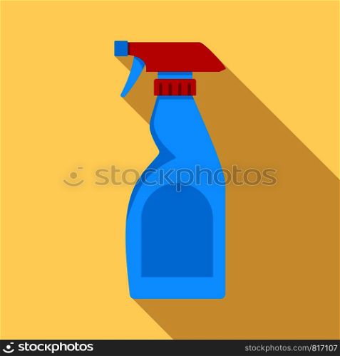 Cleaning bottle spray icon. Flat illustration of cleaning bottle spray vector icon for web design. Cleaning bottle spray icon, flat style