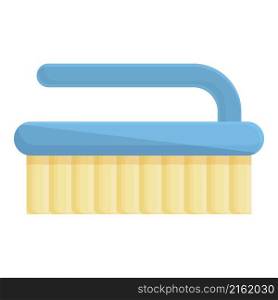Cleaning brush icon cartoon vector. Company person. Clean vacuum. Cleaning brush icon cartoon vector. Company person