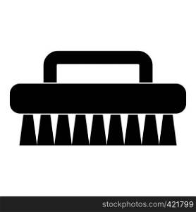 Cleaning brush icon. Simple illustration of cleaning brush vector icon for web. Cleaning brush icon, simple style