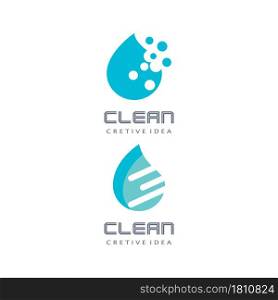 cleaning clean service logo icon vector template