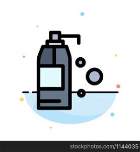 Cleaning, Detergent, Product Abstract Flat Color Icon Template