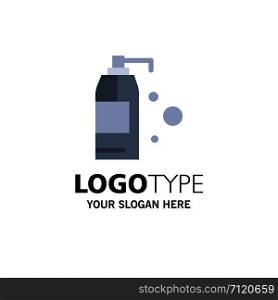 Cleaning, Detergent, Product Business Logo Template. Flat Color